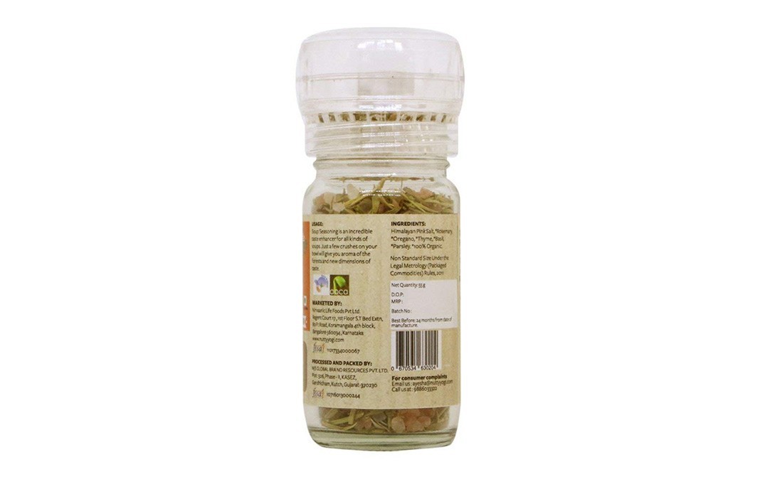 Nutty Yogi Organic Soup Seasoning    Bottle  55 grams